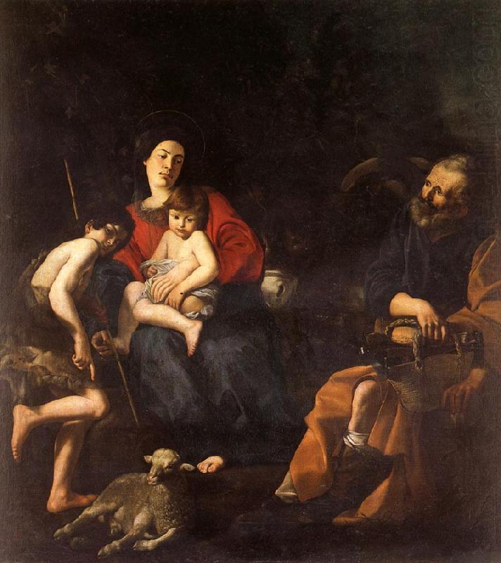 CARACCIOLO, Giovanni Battista The Rest on the Flight into Egypt china oil painting image